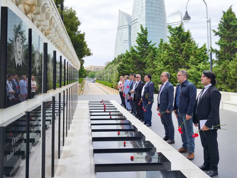 Mərakeşli jurnalistlər ölkəmizdə səfərdədir