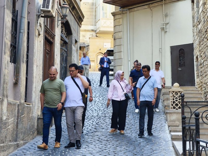 Mərakeşli jurnalistlər ölkəmizdə səfərdədir