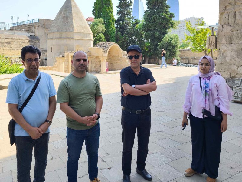 Mərakeşli jurnalistlər ölkəmizdə səfərdədir
