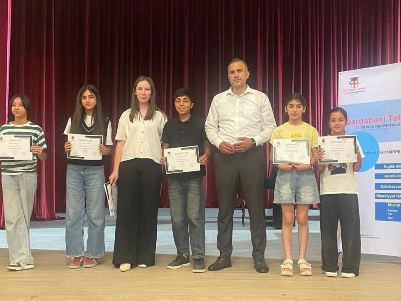 “Qardabani Təhsil və İnteqrasiya Mərkəzi”ndə 2024–2025-ci tədris ilinin yekun tədbiri keçirilib