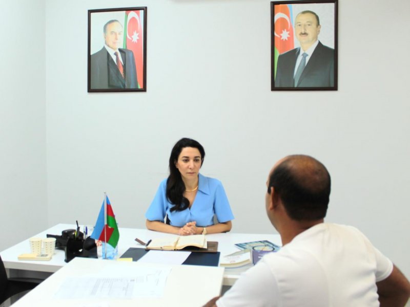 Ombudsman Səbinə Əliyeva növbəti vətəndaş qəbulu keçirib
