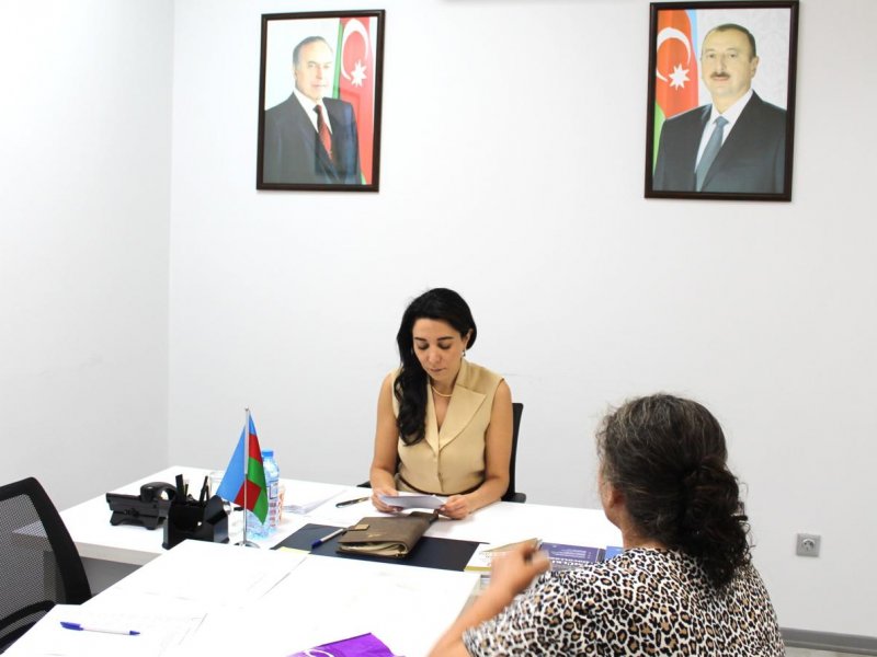 Ombudsman Səbinə Əliyeva növbəti vətəndaş qəbulu keçirib