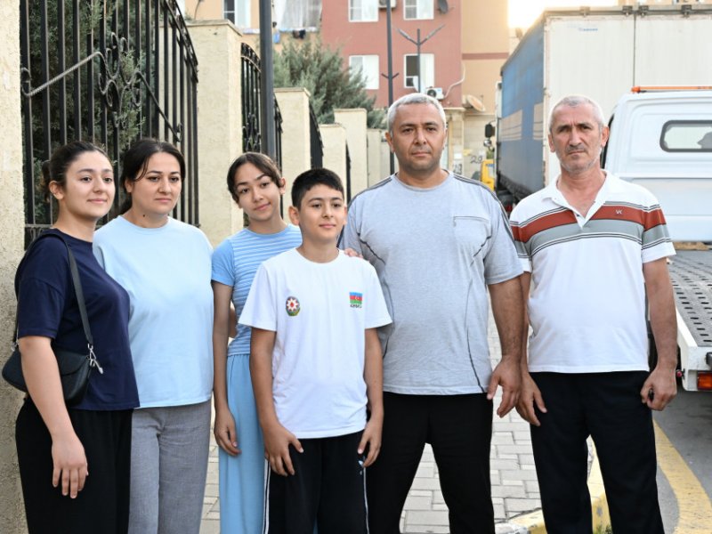 Ağdam rayonunun Xıdırlı kəndinə növbəti köç karvanı yola salınıb