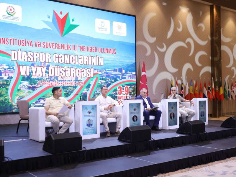 Diaspor Gənclərinin VI Yay Düşərgəsində “Konstitusiya və Suverenlik” mövzusunda panel təşkil olunub