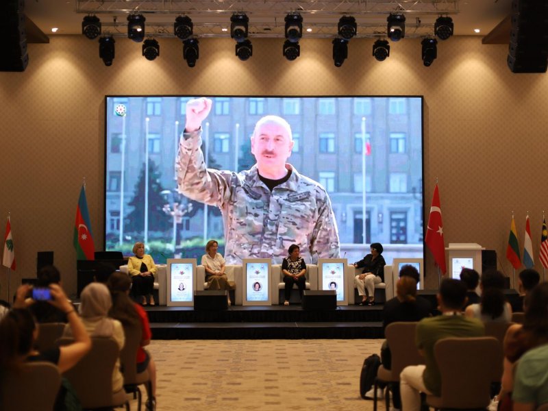 Yay düşərgəsində böyük maraq yaradan “Xankəndi” paneli