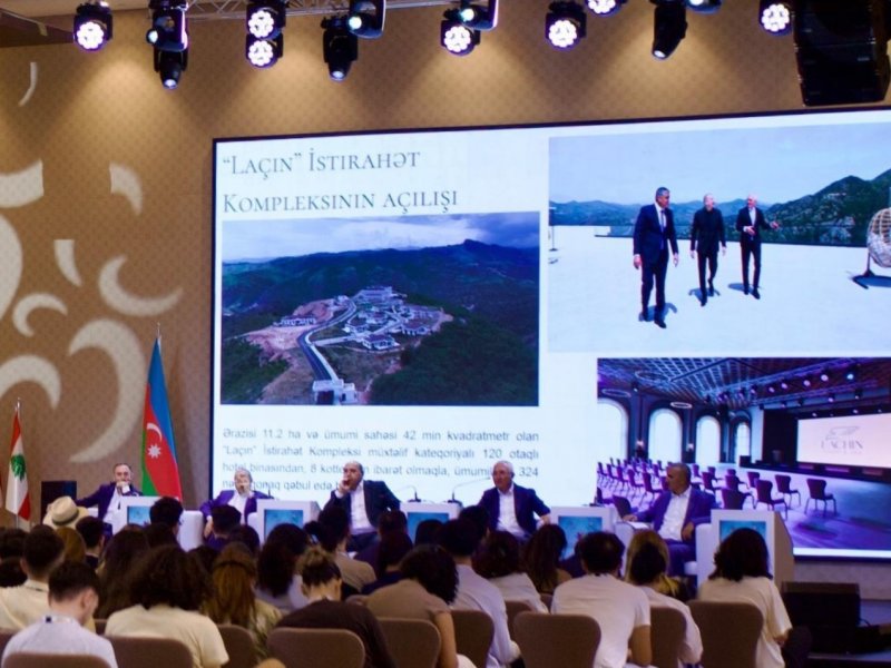 Diaspor Gənclərinin VI Yay Düşərgəsində “İşğaldan azad edilmiş ərazilərdə aparılan bərpa quruculuq işləri” mövzusunda panel təşkil olunub