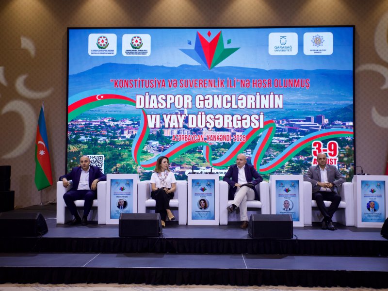 Diaspor gənclərinə Azərbaycanın xarici siyasətindən və ictimai diplomatiyadan bəhs olunub
