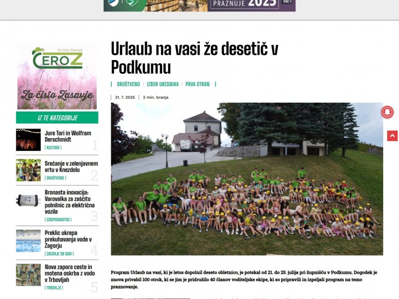 Sloveniya mətbuatında Azərbaycan diasporunun tədbiri işıqlandırılıb