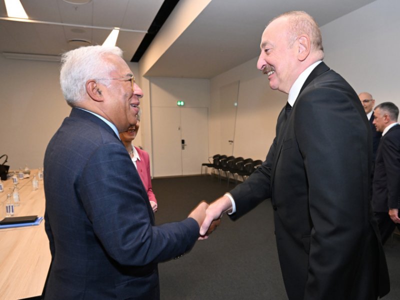 Kopenhagendə Prezident İlham Əliyevin Avropa İttifaqı Şurasının Prezidenti və Avropa Komissiyasının Prezidenti ilə görüşü olub