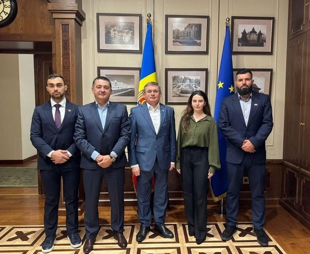 Moldova Azərbaycanlıları Konqresinin nümayəndələri Moldova Respublikası Parlamentinin sədri ilə görüşüb