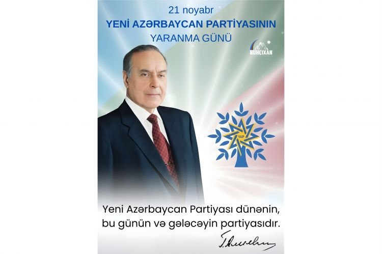 Yeni Azərbaycan Partiyasının yaradılmasından 33 il ötür