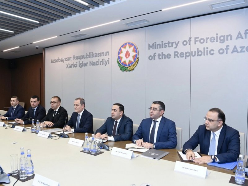 Ceyhun Bayramov NATO nümayəndə heyəti ilə görüşüb