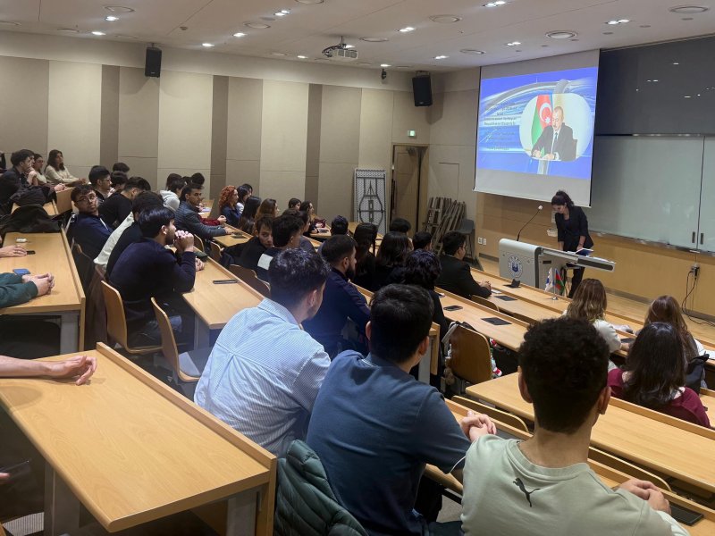 İnha Universitetində azərbaycanlı tələbələrlə görüş olub