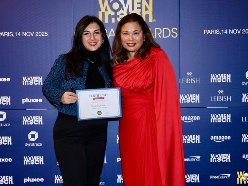 Soydaşımız “8th WOMEN IN TECH® Global Awards” üzrə Regional Qalib elan olunub