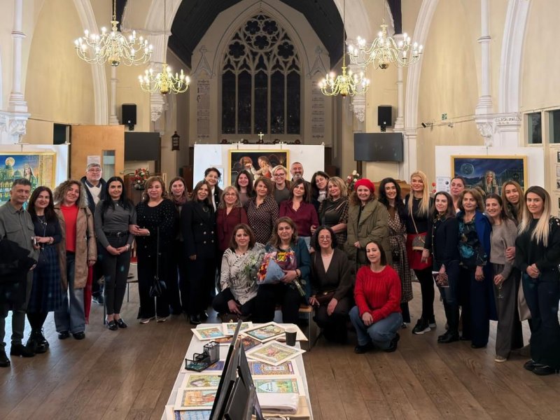 Londonda Gülnarə Cəfərin “Yeddi gözəl” sərgisi baş tutub
