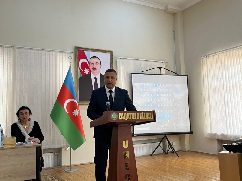 UNEC ZAQATALA FİLİALINDA TƏQDİMAT MƏRASİMİ KEÇİRİLİB-FOTOLAR.