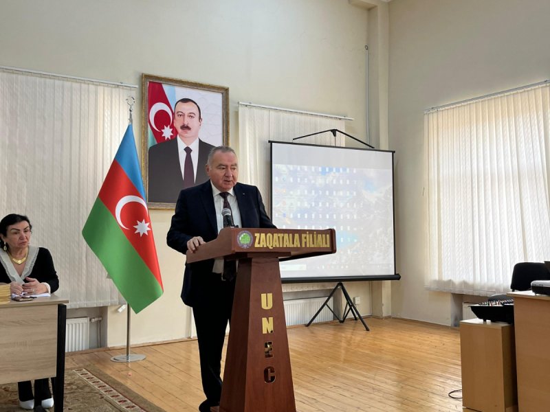 UNEC ZAQATALA FİLİALINDA TƏQDİMAT MƏRASİMİ KEÇİRİLİB-FOTOLAR.