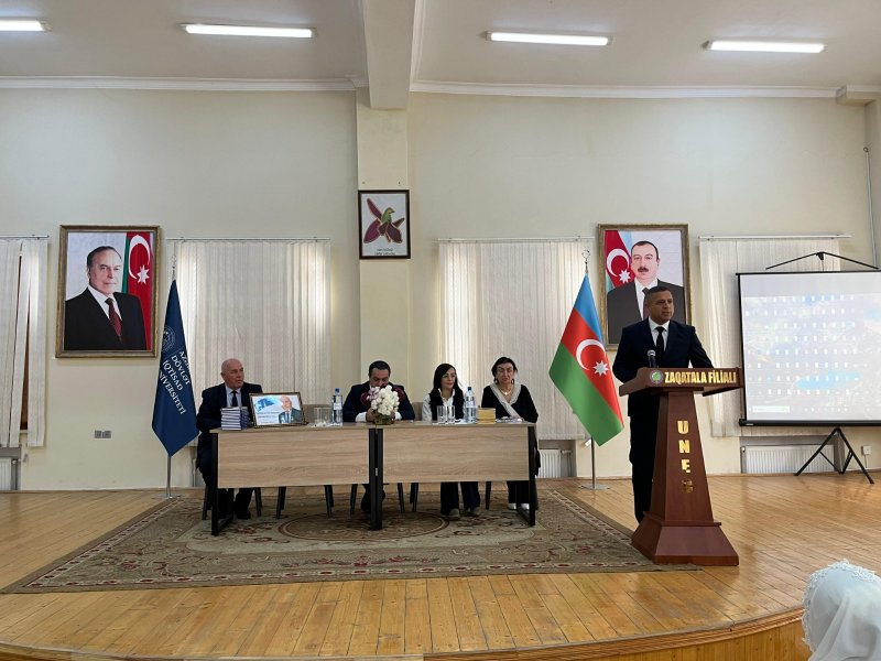 UNEC ZAQATALA FİLİALINDA TƏQDİMAT MƏRASİMİ KEÇİRİLİB-FOTOLAR.