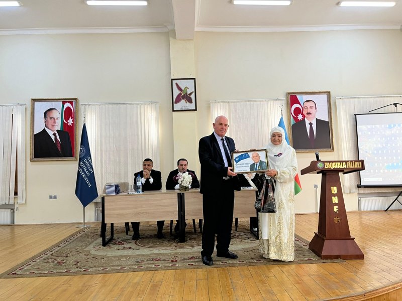 UNEC ZAQATALA FİLİALINDA TƏQDİMAT MƏRASİMİ KEÇİRİLİB-FOTOLAR.