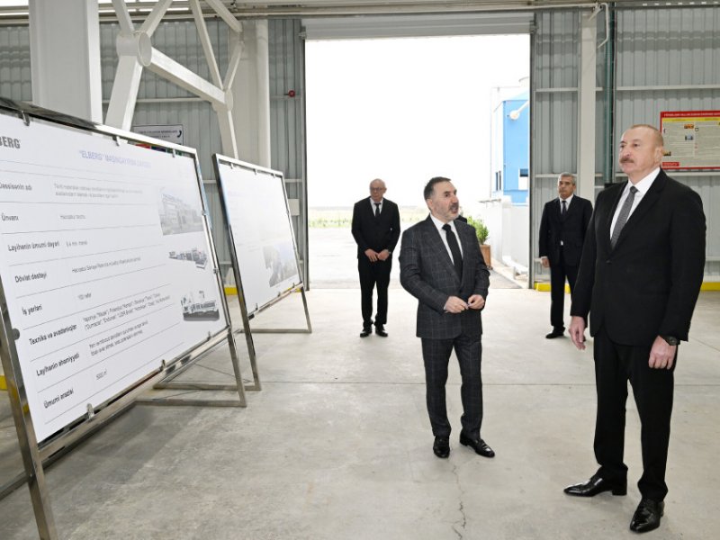 Prezident İlham Əliyev “AZWOOL” mineral daş yunu zavodunun açılışında iştirak edib - FOTOLAR