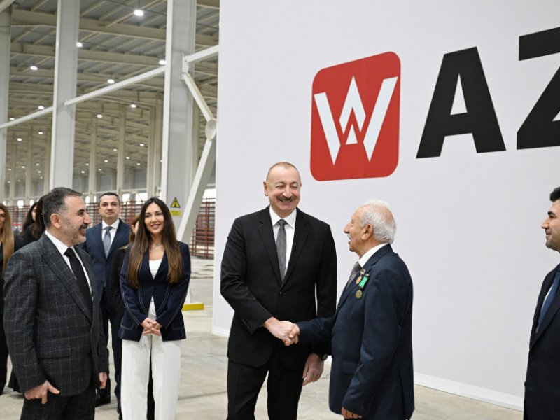 Prezident İlham Əliyev “AZWOOL” mineral daş yunu zavodunun açılışında iştirak edib - FOTOLAR