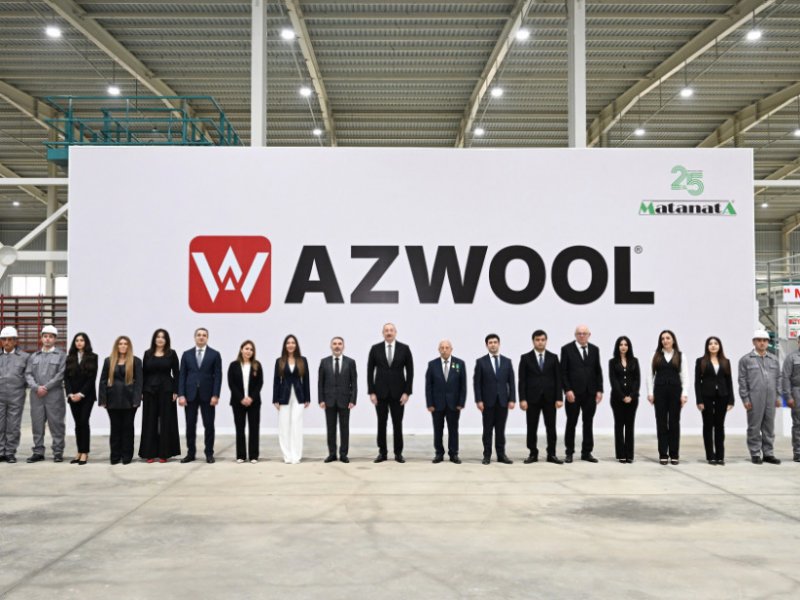Prezident İlham Əliyev “AZWOOL” mineral daş yunu zavodunun açılışında iştirak edib - FOTOLAR