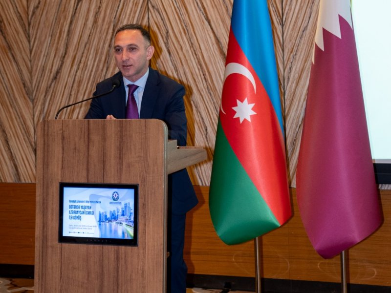 Qətərdə yaşayan Azərbaycan icması ilə görüş keçirilib