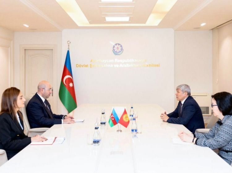 Azərbaycanla Qırğızıstan arasında şəhərsalma və memarlıq sahələrində əməkdaşlığın genişləndirilməsi müzakirə edilib