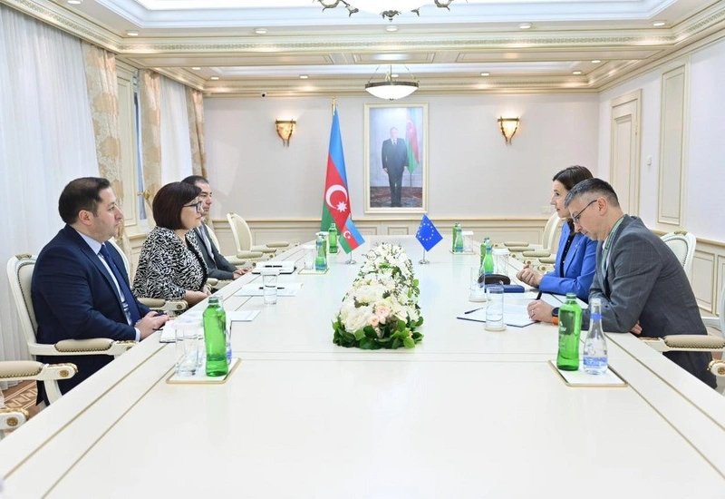 Sahibə Qafarova Aİ nümayəndəsinə Ermənistanla sülh prosesi barədə məlumat verib