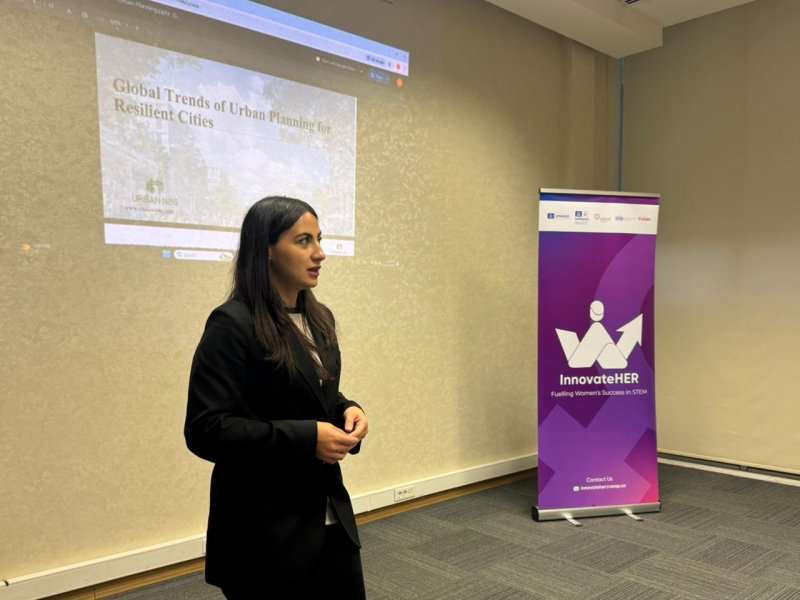 “InnovateHER: Fuelling Women’s Success in STEM” layihəsi çərçivəsində silsilə seminarlar keçirilib 