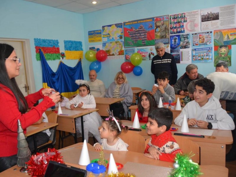 Ukraynadakı soydaşlarımız Həmrəylik Günündə bir araya gəliblər