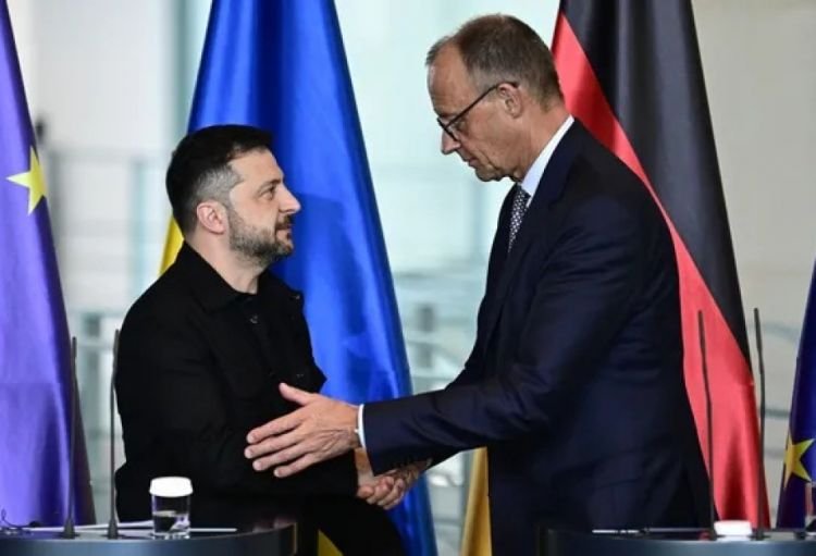 Ukrayna Prezidenti qış yardım paketi üçün Almaniya Kanslerinə təşəkkür edib