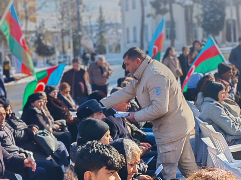 ANAMA Xankəndiyə köçən sakinlərə maarifləndirmə tədbiri keçirib