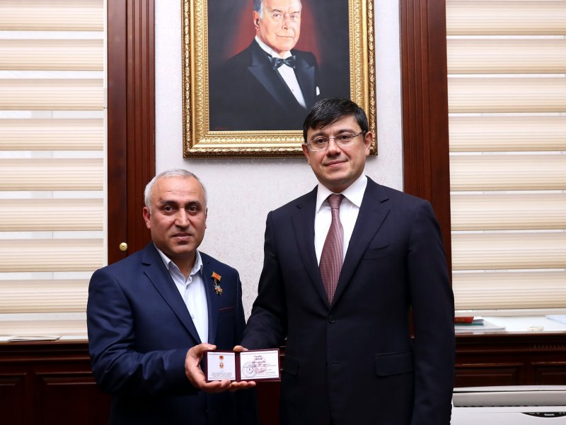 Ukraynadakı diaspor rəhbəri medalla təltif olunub