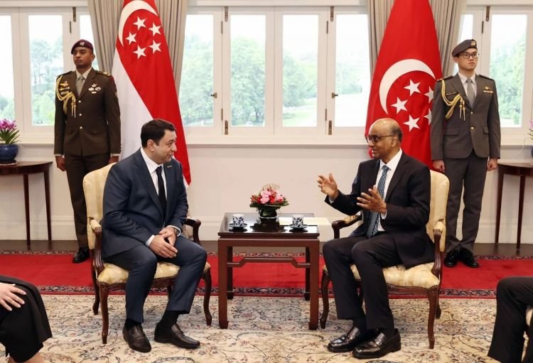 Azərbaycan səfiri etimadnaməsini Sinqapur Prezidentinə təqdim edib