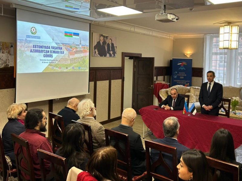 Diasporla İş üzrə Dövlət Komitəsinin əməkdaşları Estoniyada səfərdə olub