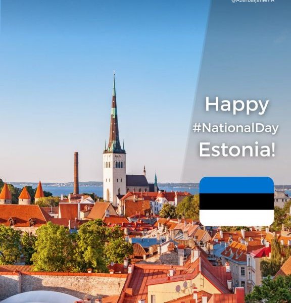 Azərbaycan XİN Estoniyanı təbrik edib