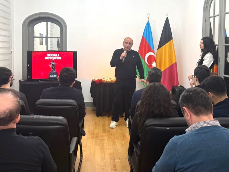 Brüsseldə Xocalı soyqırımı qurbanlarının xatirəsi anılıb