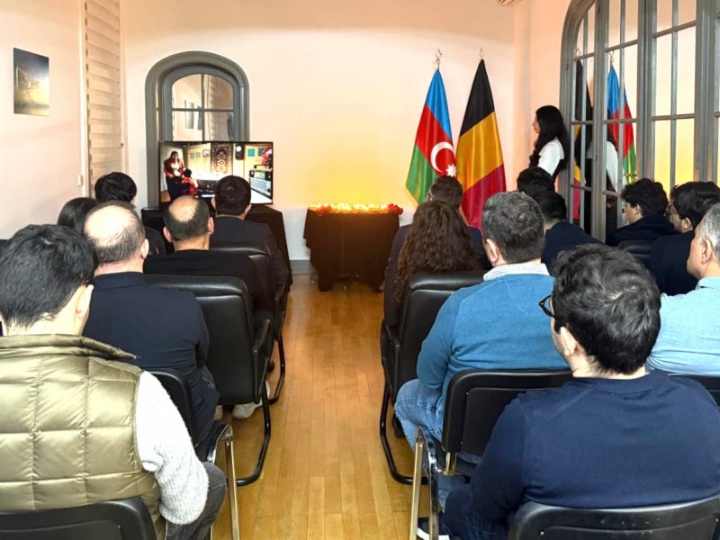 Brüsseldə Xocalı soyqırımı qurbanlarının xatirəsi anılıb