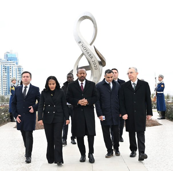 Efiopiyanın Baş naziri Zəfər parkını ziyarət edib