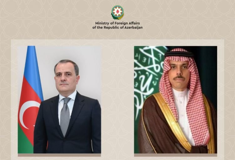 Azərbaycan və Səudiyyə Ərəbistanının xarici işlər nazirləri Yaxın Şərqdəki vəziyyəti müzakirə ediblər
