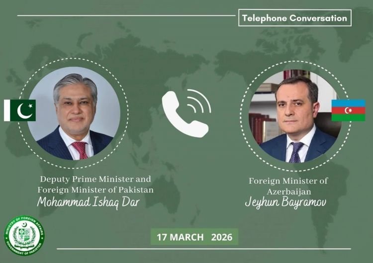 Ceyhun Bayramov pakistanlı həmkarı ilə regiondakı prosesləri müzakirə edib