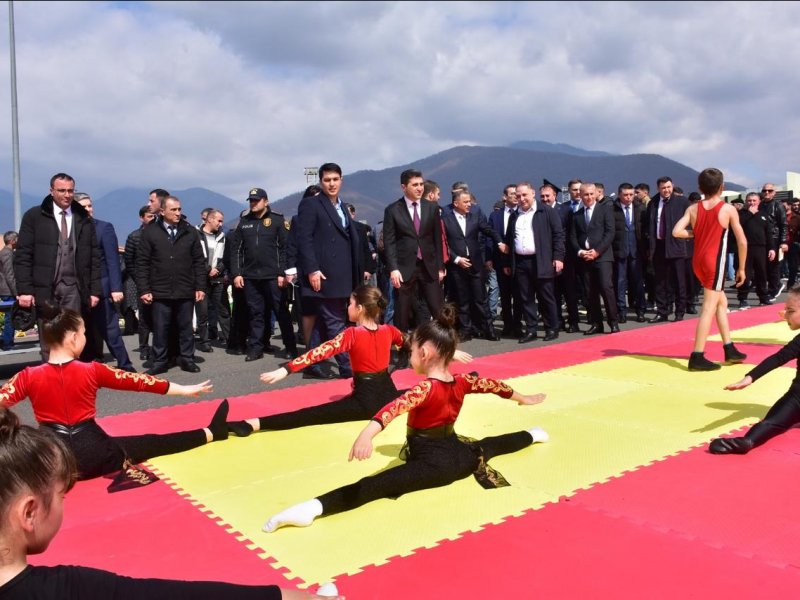 QAXDA BAYRAQ MEYDANINDA NOVRUZ BAYRAMI QEYD OLUNUB.