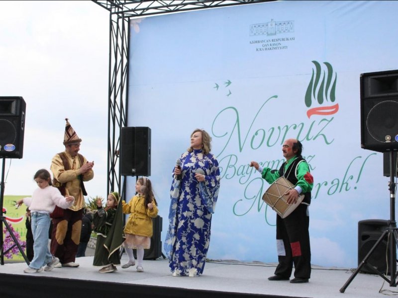 QAXDA BAYRAQ MEYDANINDA NOVRUZ BAYRAMI QEYD OLUNUB.