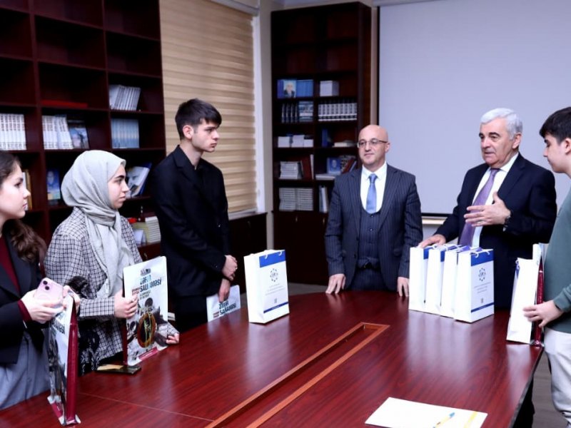 Dövlət Komitəsində türk şəhid övladları ilə görüş keçirilib