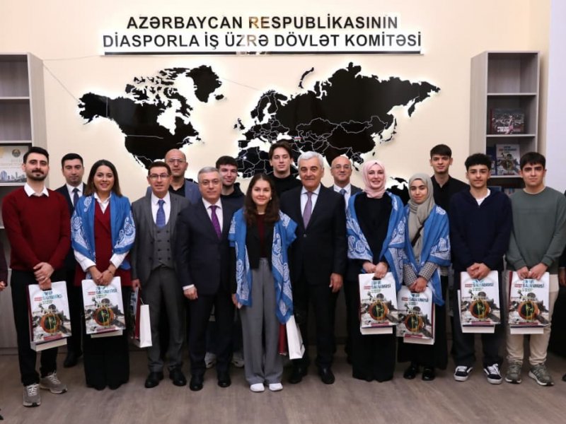 Dövlət Komitəsində türk şəhid övladları ilə görüş keçirilib