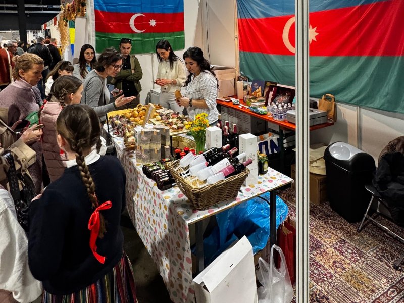 Lüksemburqda Azərbaycan stendinə böyük maraq olub
