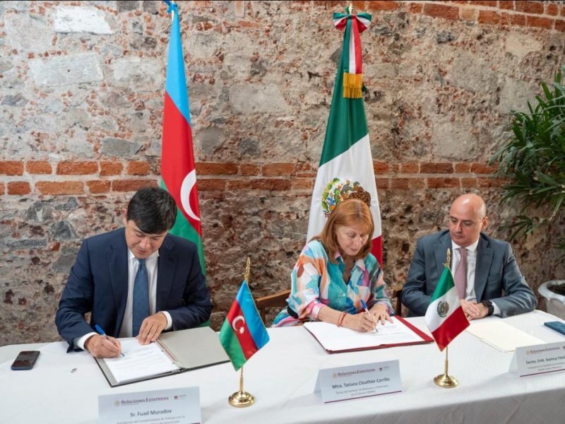 Azərbaycanla Meksika arasında diaspor fəaliyyətinə dair memorandum imzalanıb