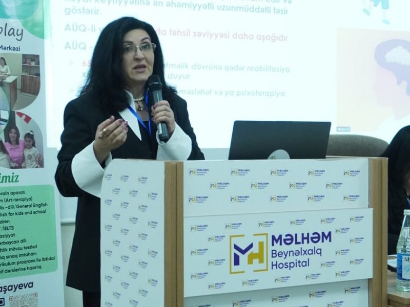 Təranə Tağı-zadə: Neyroinkişaf pozuntuları olan pasiyentlərin diaqnostika və reabilitasiyasında multidissiplinar komanda yanaşması olduqca zəruridir