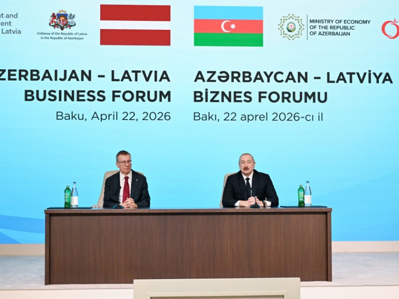Bakıda Azərbaycan-Latviya biznes-forumu keçirilib